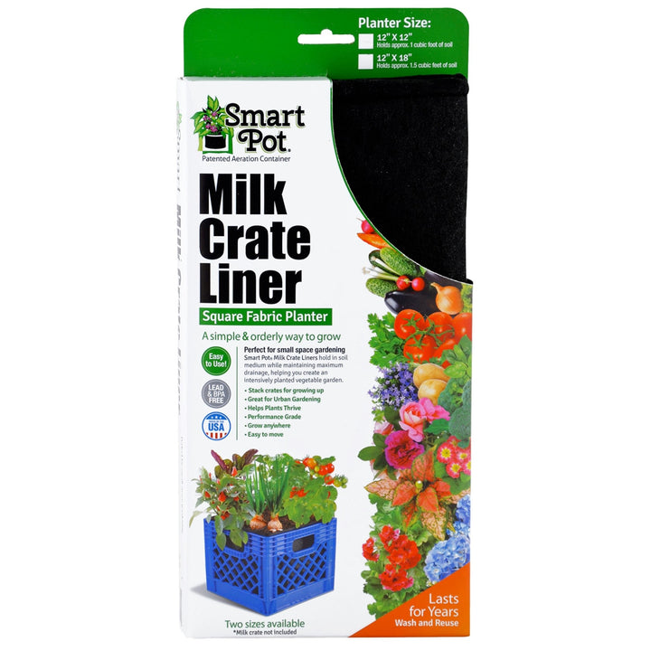 Smart Pot® 12 in. Milk Crate Liner - Greenhouse Megastore