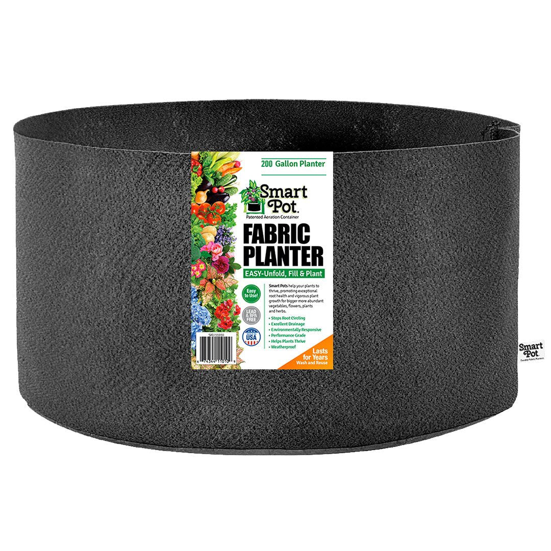 Smart Pot® Black Fabric Planters - 1 to 200 Gallon - Greenhouse Megastore