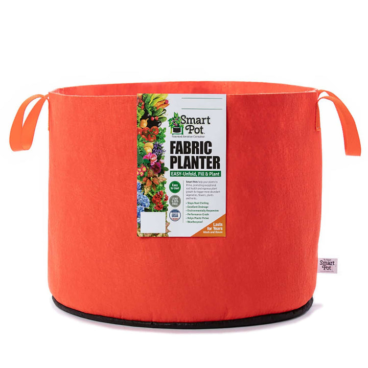 Smart Pot® Mandarin Orange Fabric Planters - Greenhouse Megastore