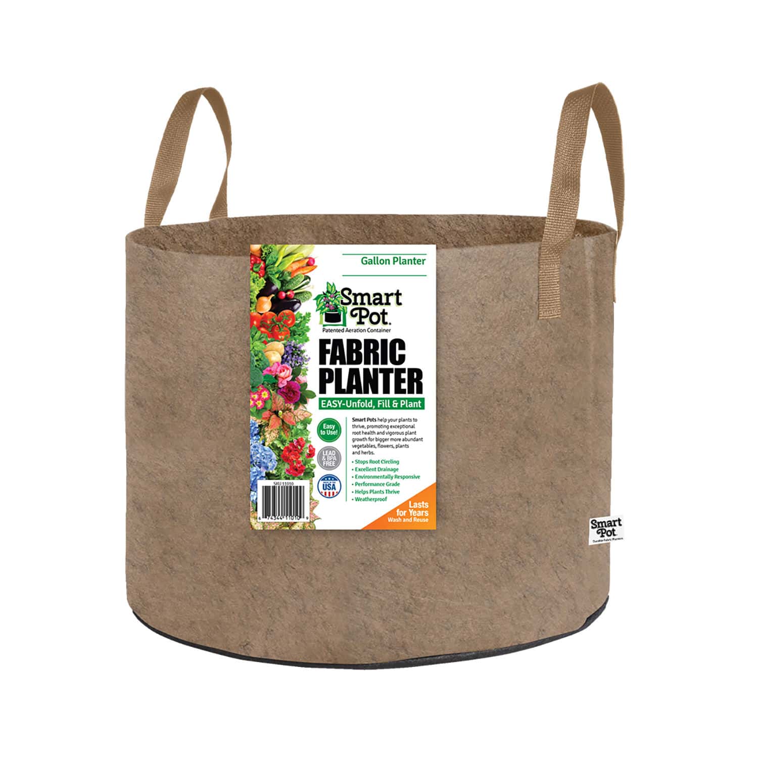 Smart Pot® Natural Fabric Planters