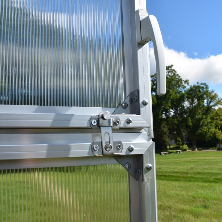 Sungrow Compact DIY Greenhouse Kit 10 x 6.5 ft. with 6 mm Twinwall Polycarbonate Panels and Galvanized Steel Frame