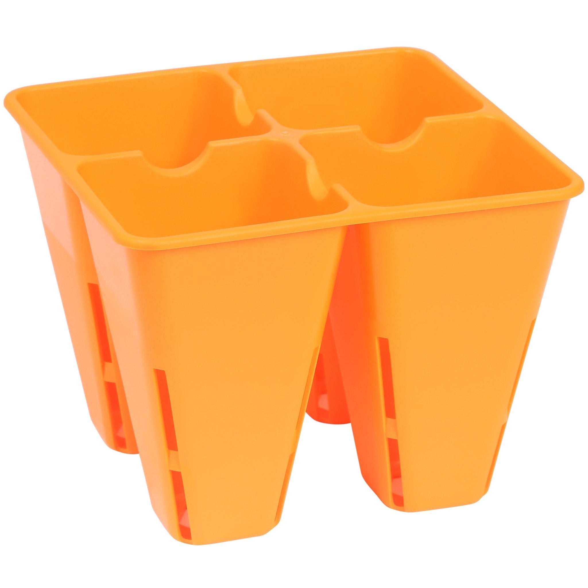 Sunpack 4 Cell Plug Tray Insert Orange - Image 2