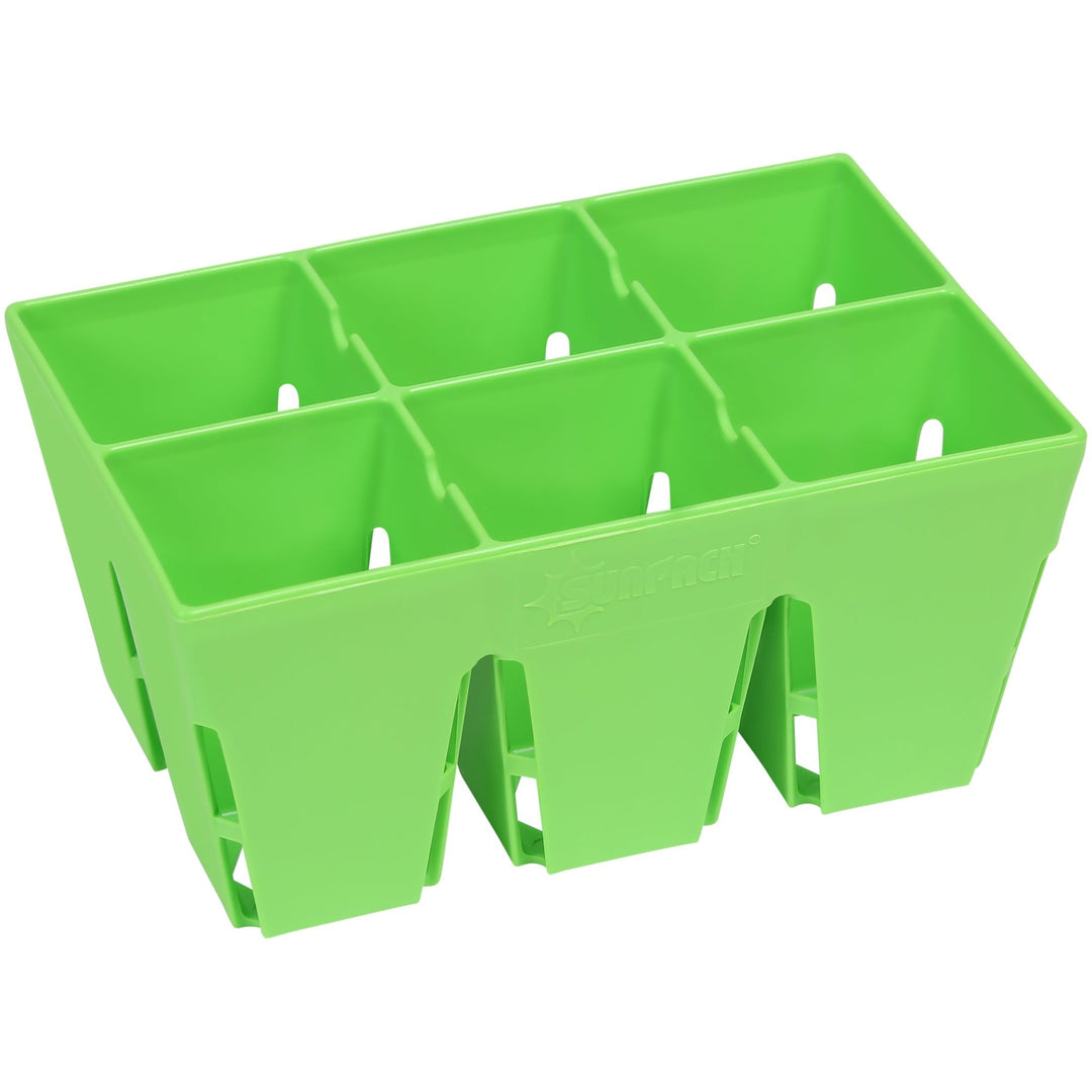 SUNPACK® 6 - Cell MEGA Square Tray Inserts - Greenhouse Megastore