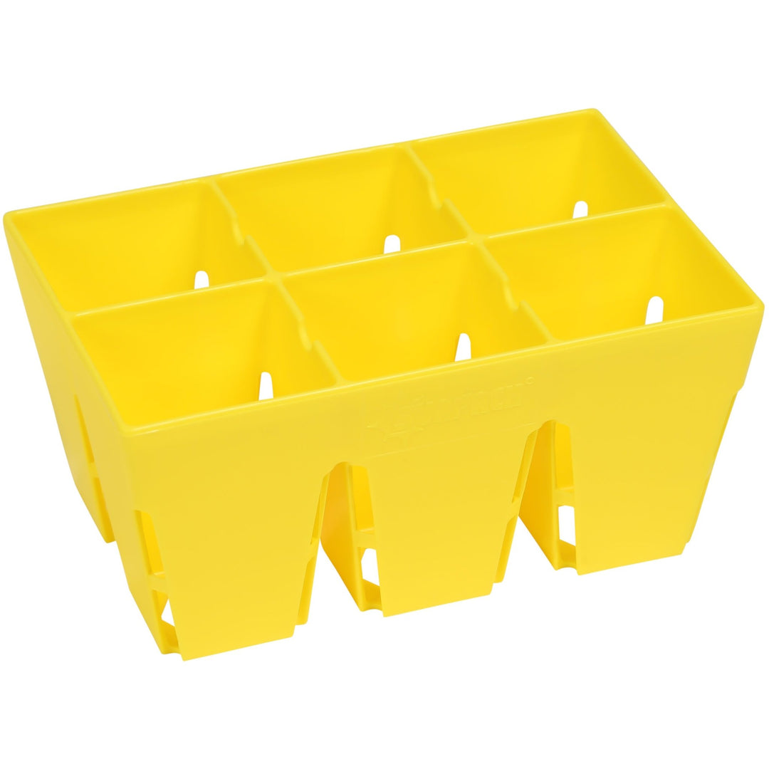 Sunpack 6 Cell Mega Square Insert Orange (Pallet of 48) - Image 3