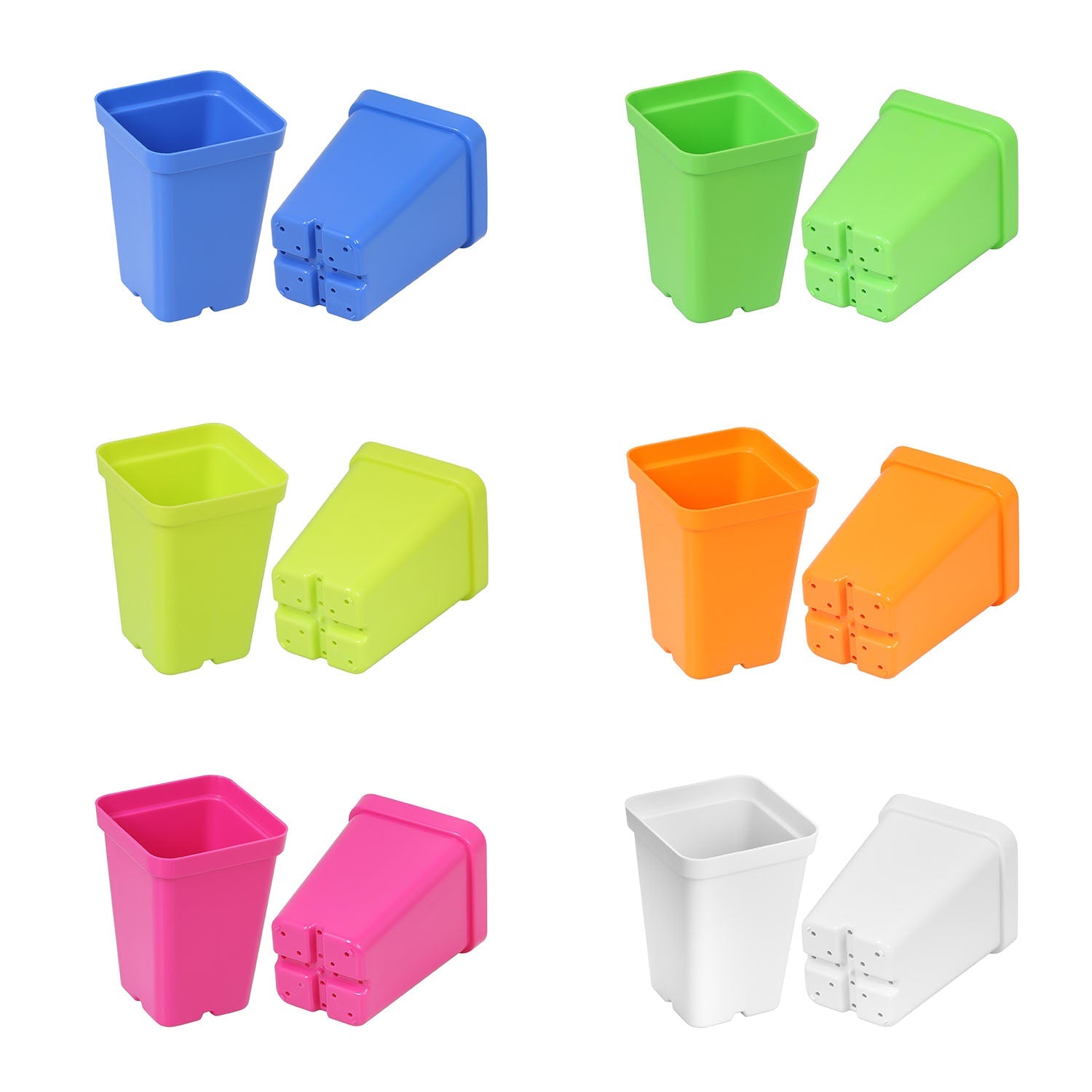 SUNPACK® Color Square Injection Molded Pot 2.5
