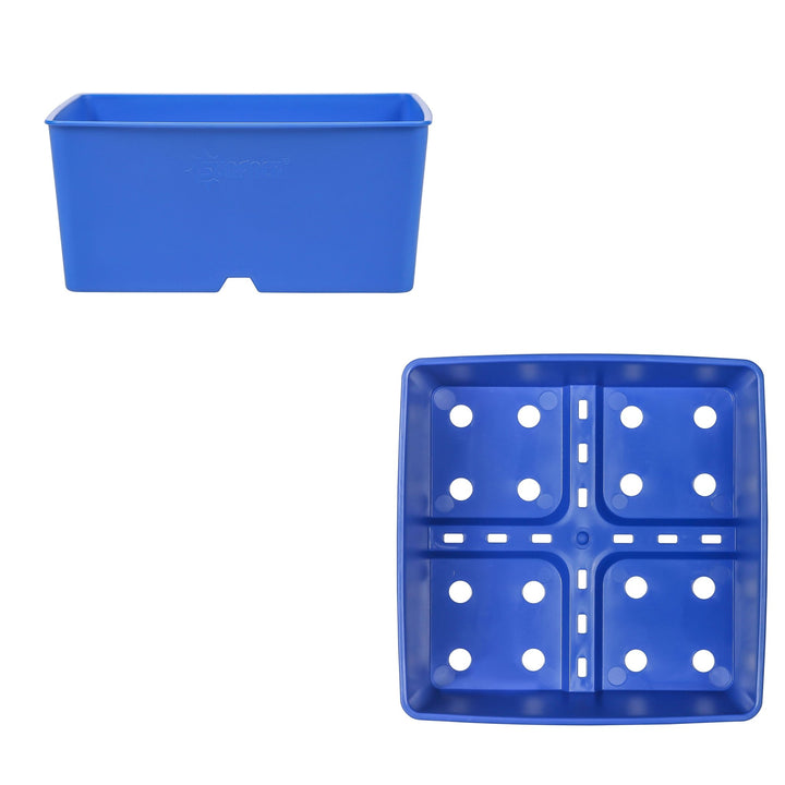 SUNPACK® Heavy Duty 5" Shallow Square Pot - Greenhouse Megastore