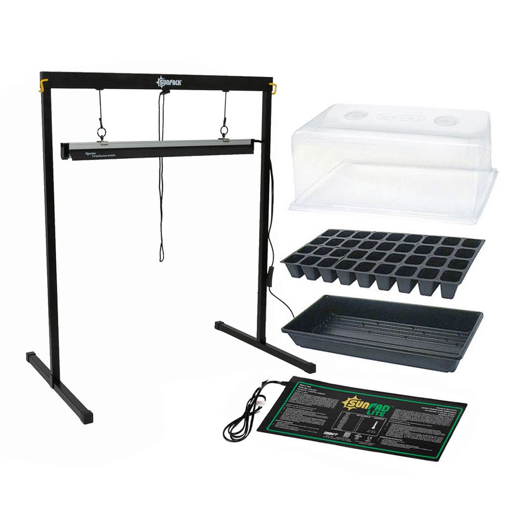 SUNPACK® Indoor Seed Starter Plus with Grow Light System - Greenhouse Megastore