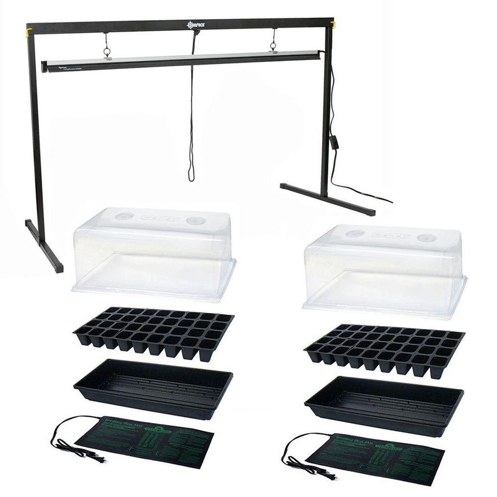 SUNPACK® Indoor Seed Starter Plus with Grow Light System - Greenhouse Megastore