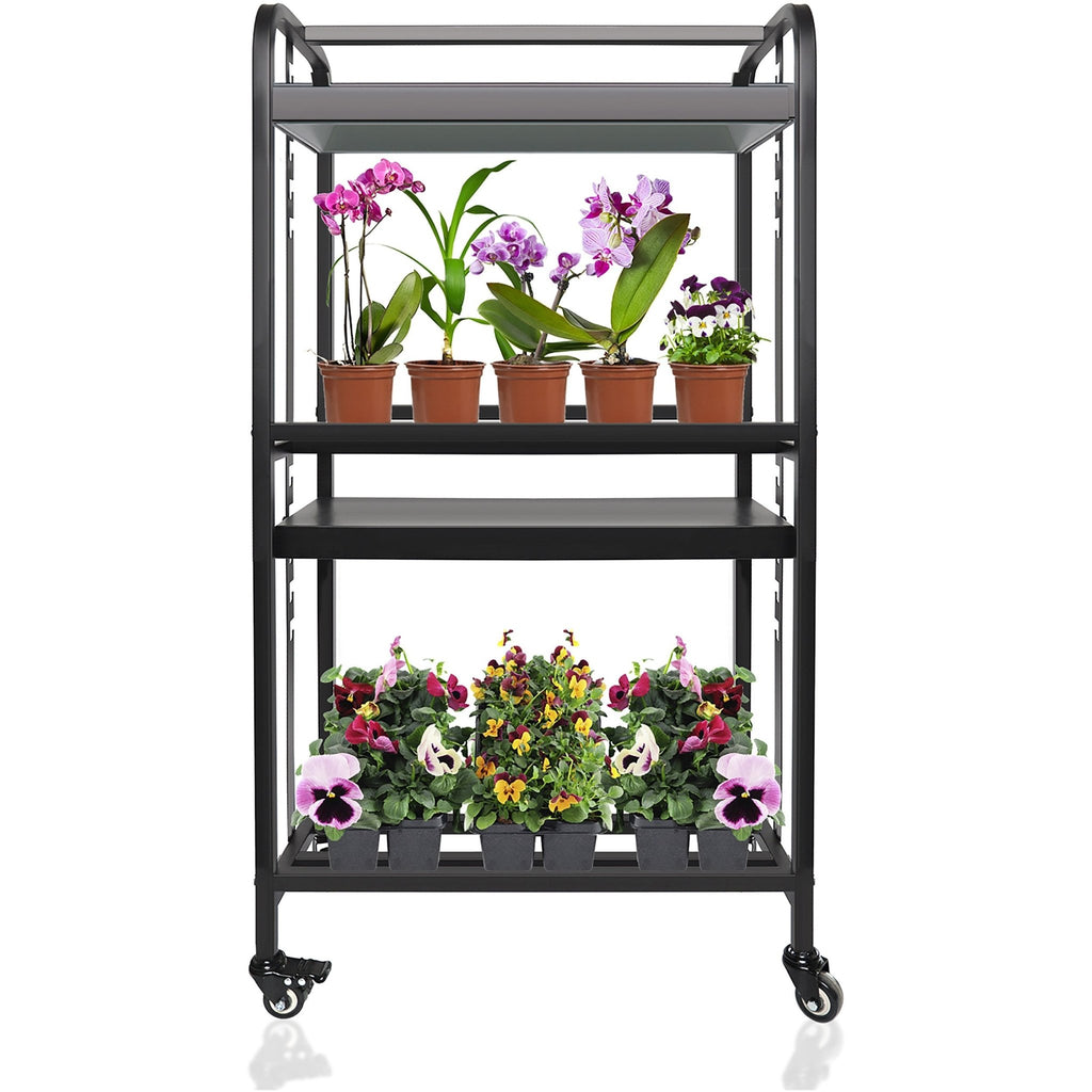 SUNPACK® LED 2-Tier Grow Light Garden Cart – Greenhouse Megastore