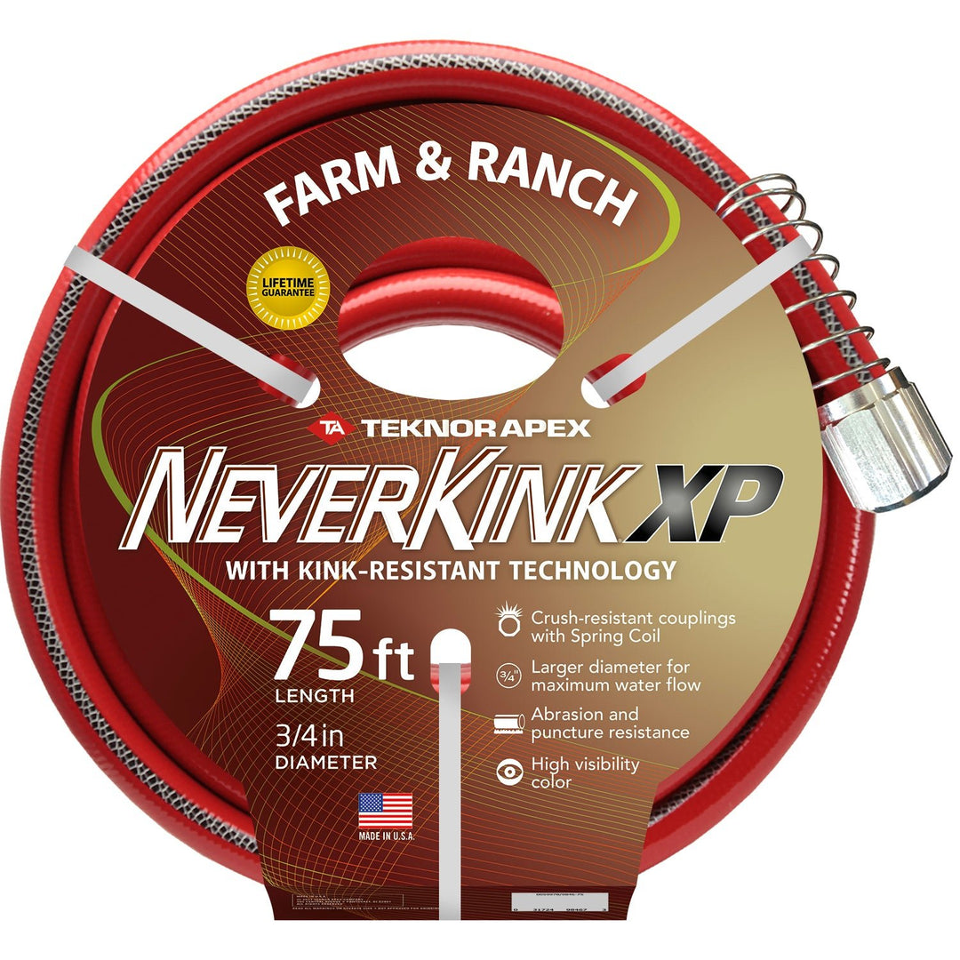 Teknor Apex® NeverKink® XP 75 ft. Farm & Ranch Hose - Greenhouse Megastore