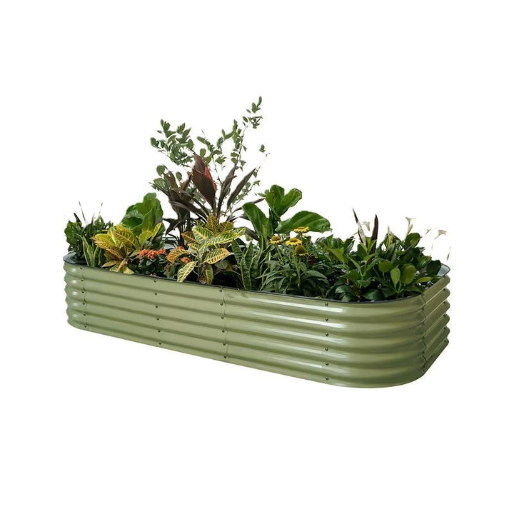 Vego Garden® 17" Tall Classic 10 In 1 Modular Metal Raised Garden Bed Kit - Greenhouse Megastore