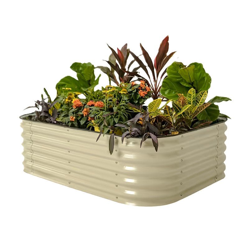 Vego Garden® 17" Tall Classic 6 In 1 Modular Metal Raised Garden Bed Kit - Greenhouse Megastore