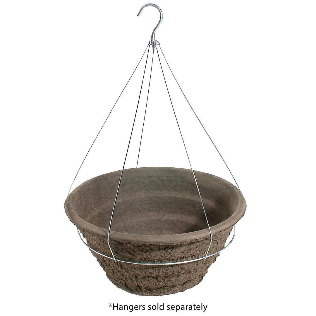 Western Pulp 17 in. Hanging Garden Basket - Greenhouse Megastore