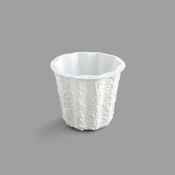 Western Pulp White Mache Floral Containers - Jardiniers - Greenhouse Megastore