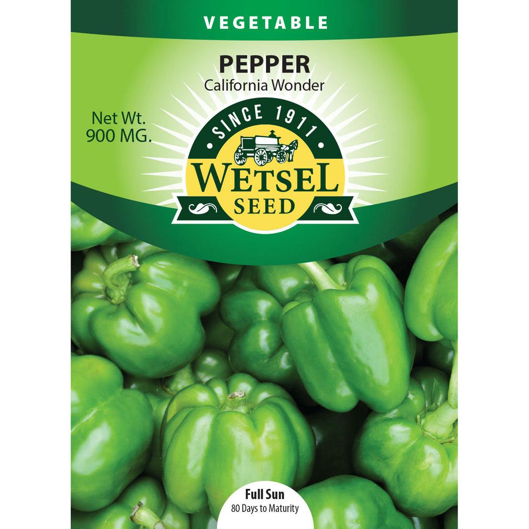 Wetsel Seed™ Peppers California Wonder Seed