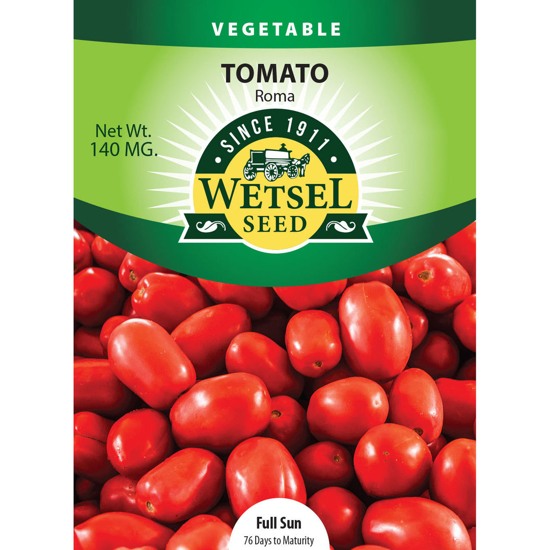 Wetsel Seed™ Tomato Roma VF Seed