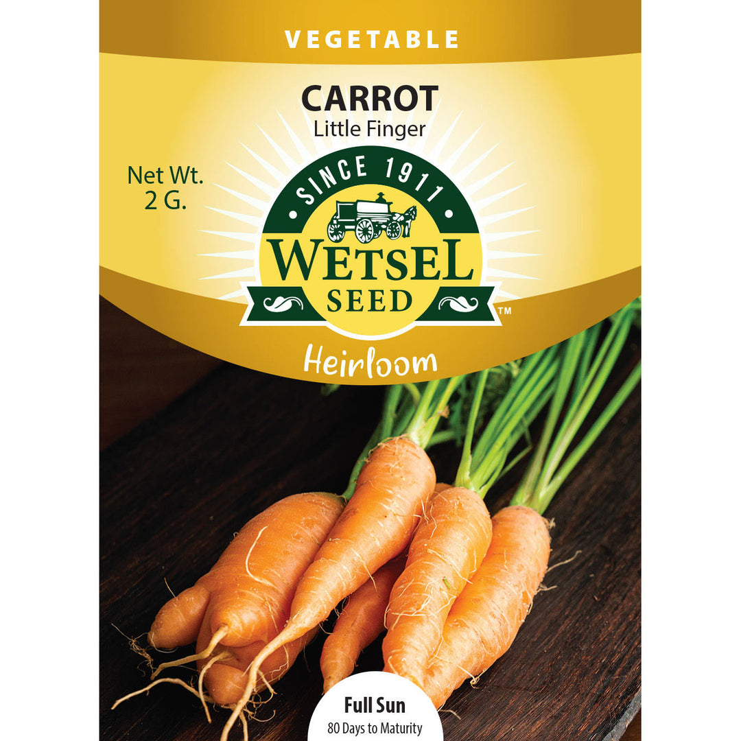 Wetsel Seed™ Heirloom Carrot Little Finger Seed