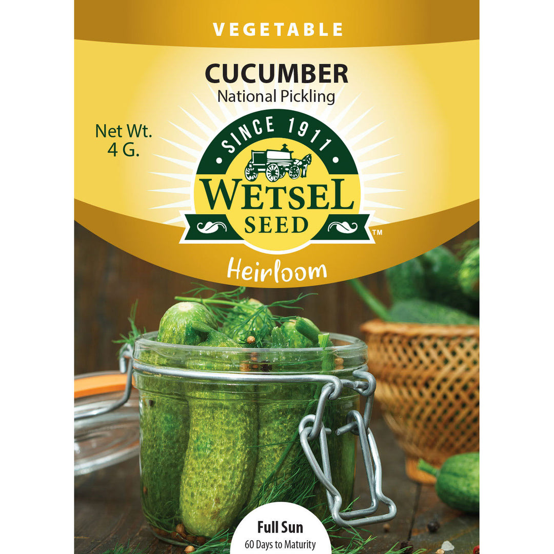 Wetsel Seed™ Heirloom Cucumber National Pickling Seed