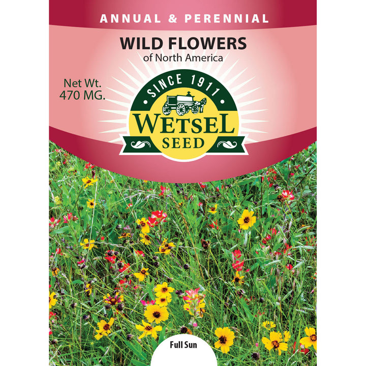 Wetsel Seed™ Wildflowers of North America Mix