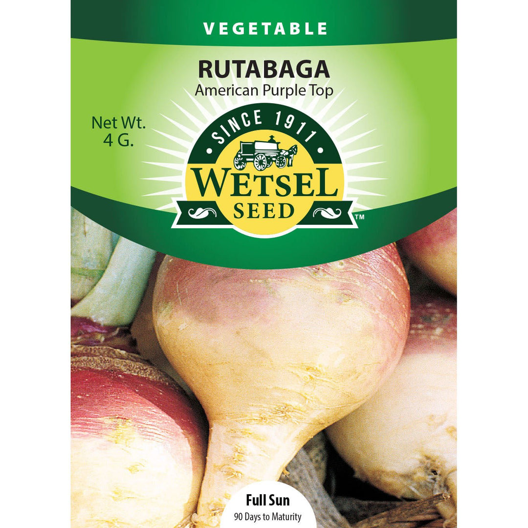 Wetsel Seed™ American Purple Top Rutabaga Seed - Greenhouse Megastore