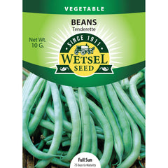Wetsel Seed™ Bean Garden Tenderette (bush) Seed