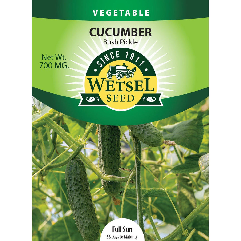 pickle seeds for planting Wetsel Seed Bush Crop Cucumber Seed Packet