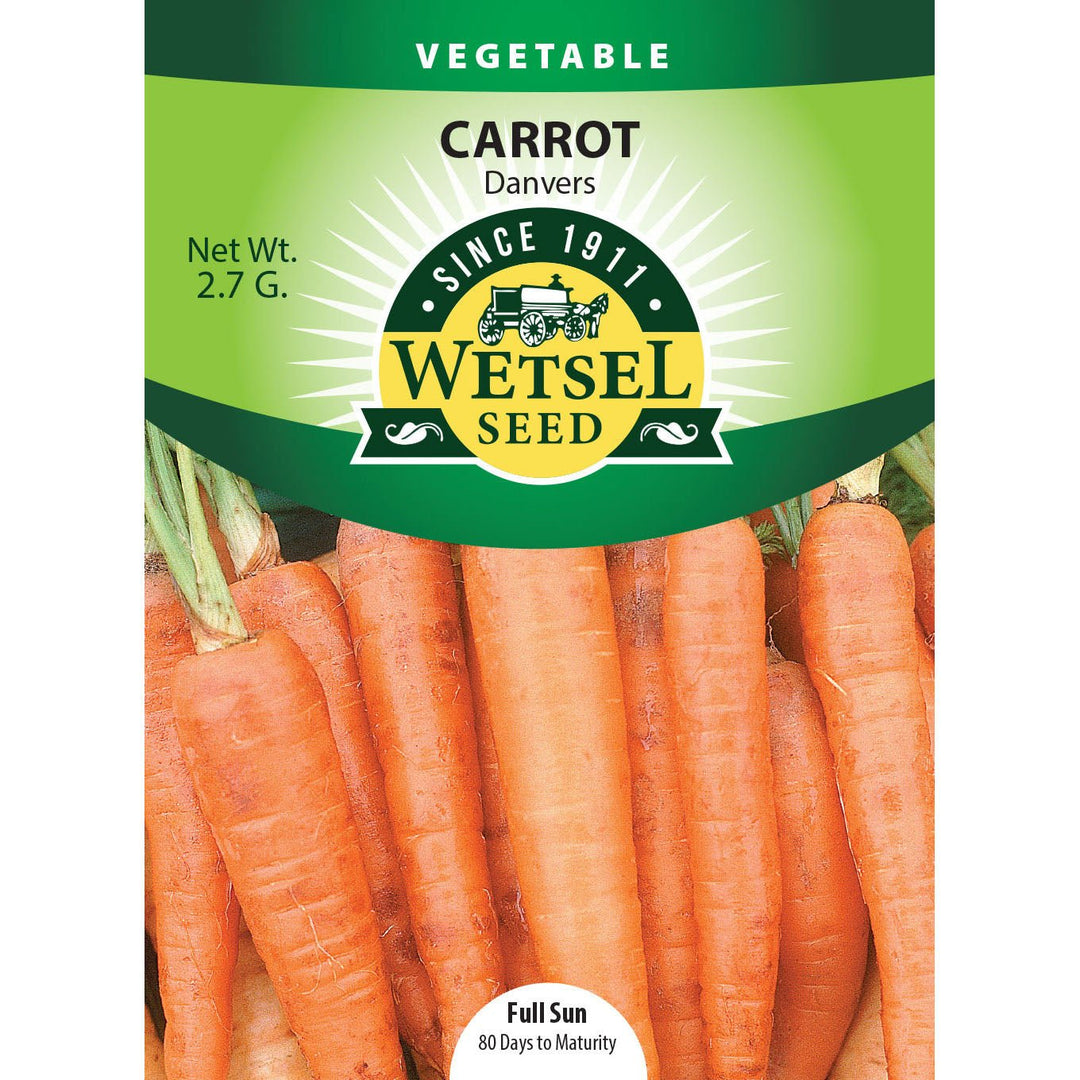 Wetsel Seed™ Carrot Danvers Seed - Greenhouse Megastore
