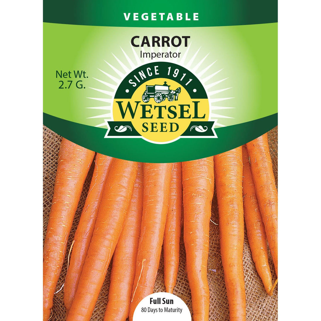 Wetsel Seed™ Carrot Imperator Coreless Seed - Greenhouse Megastore