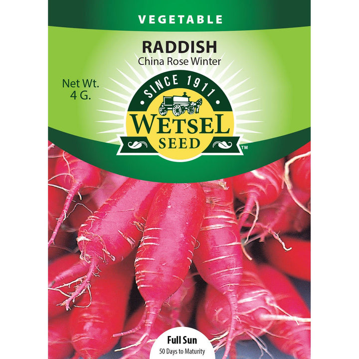 Wetsel Seed™ China Rose Winter Radish Seed - Greenhouse Megastore