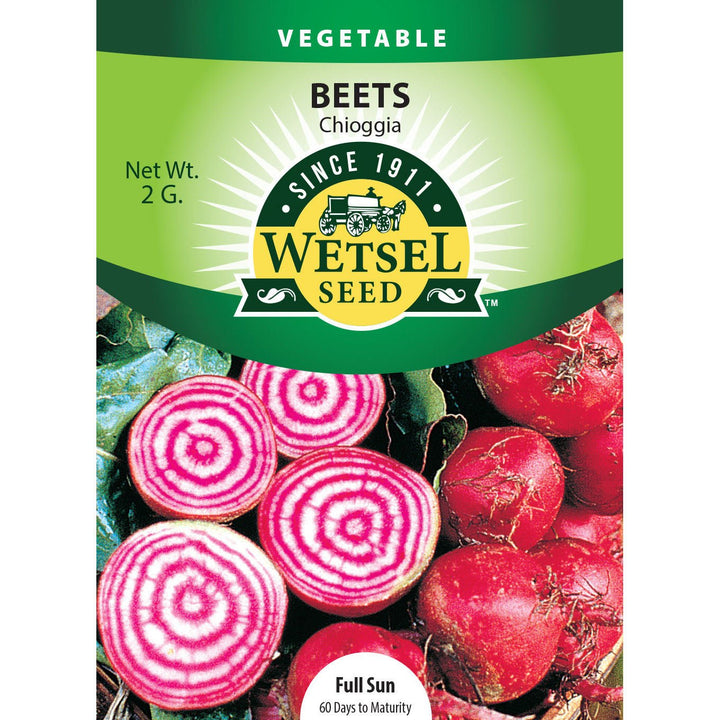 Wetsel Seed™ Chiogga Beet Seed - Greenhouse Megastore