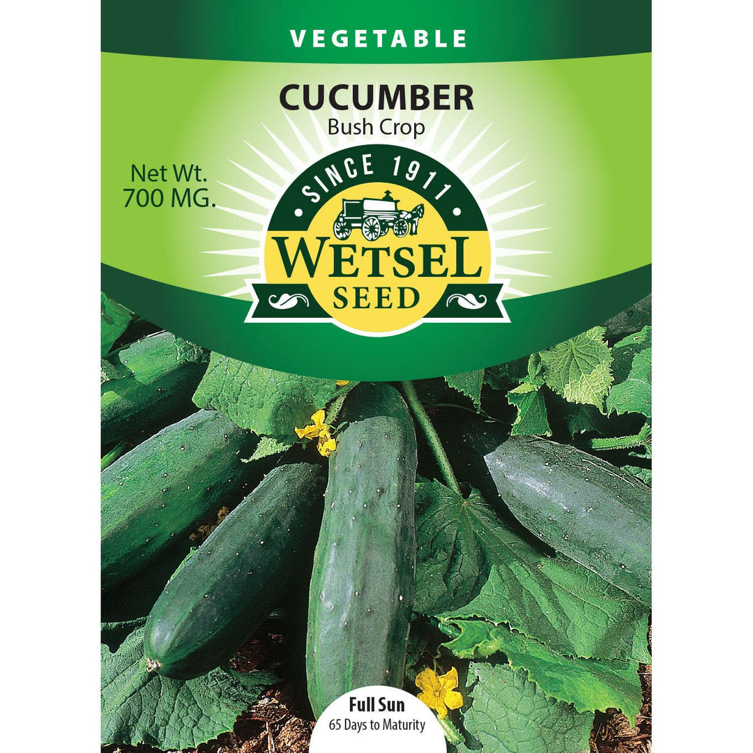 Wetsel Seed™ Cucumber Bush Crop Seed - Greenhouse Megastore