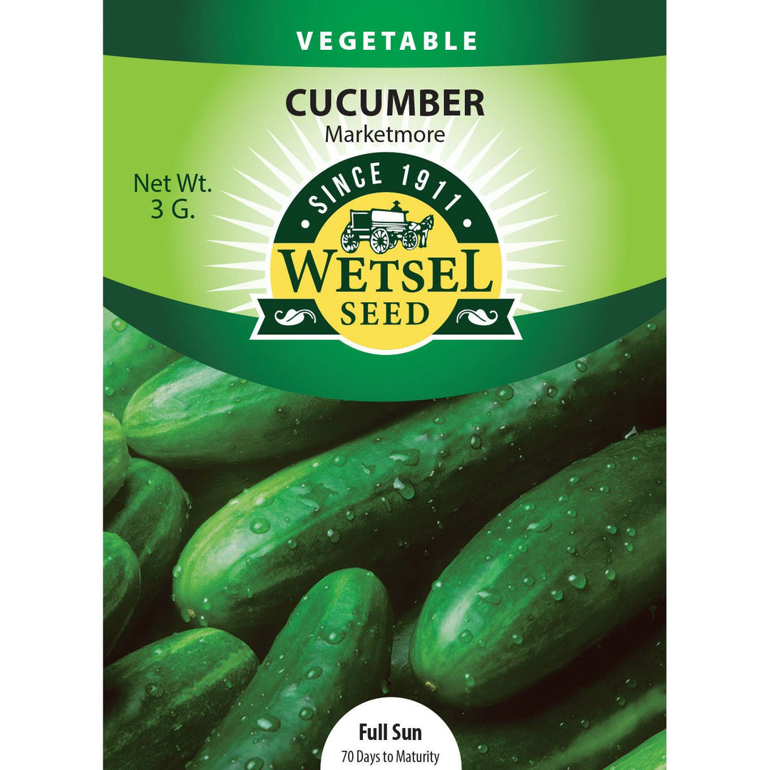 Wetsel Seed™ Cucumber Marketmore Seed - Greenhouse Megastore