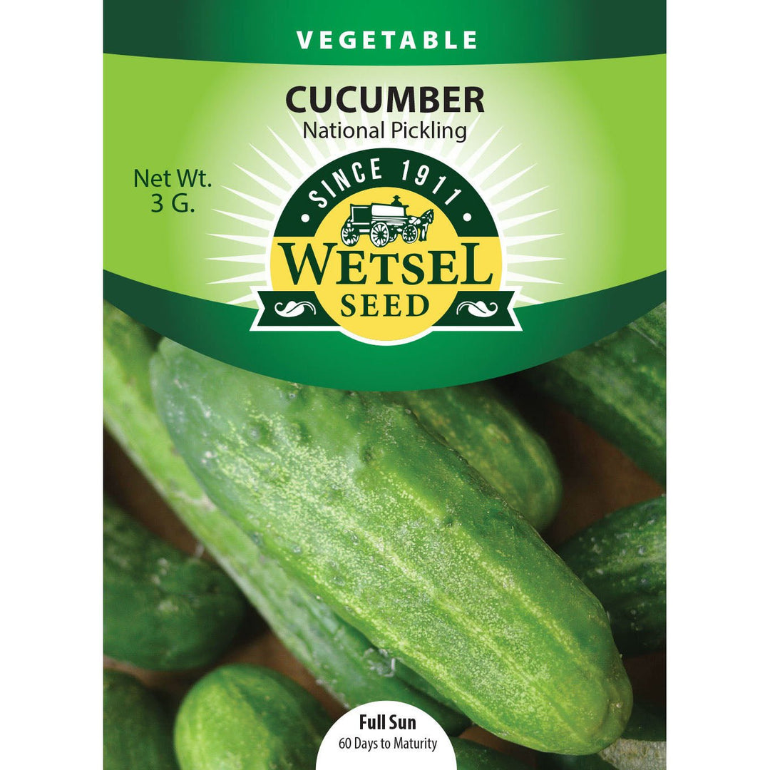 Wetsel Seed™ Cucumber National Pickling Seed - Greenhouse Megastore