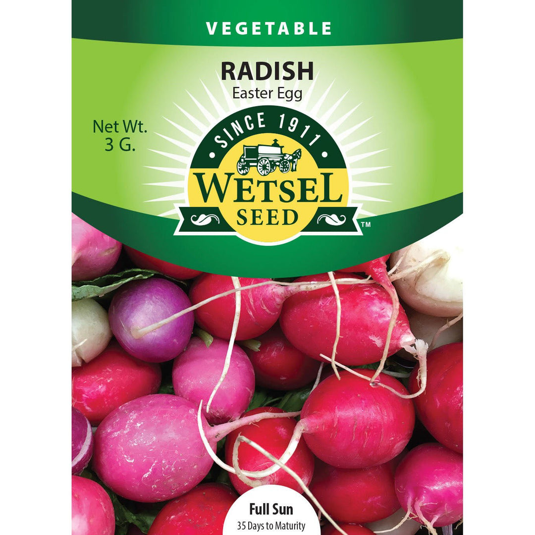 Wetsel Seed™ Easter Egg Radish Seed - Greenhouse Megastore