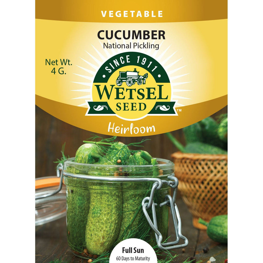 Wetsel Seed™ Heirloom Cucumber National Pickling Seed - Greenhouse Megastore
