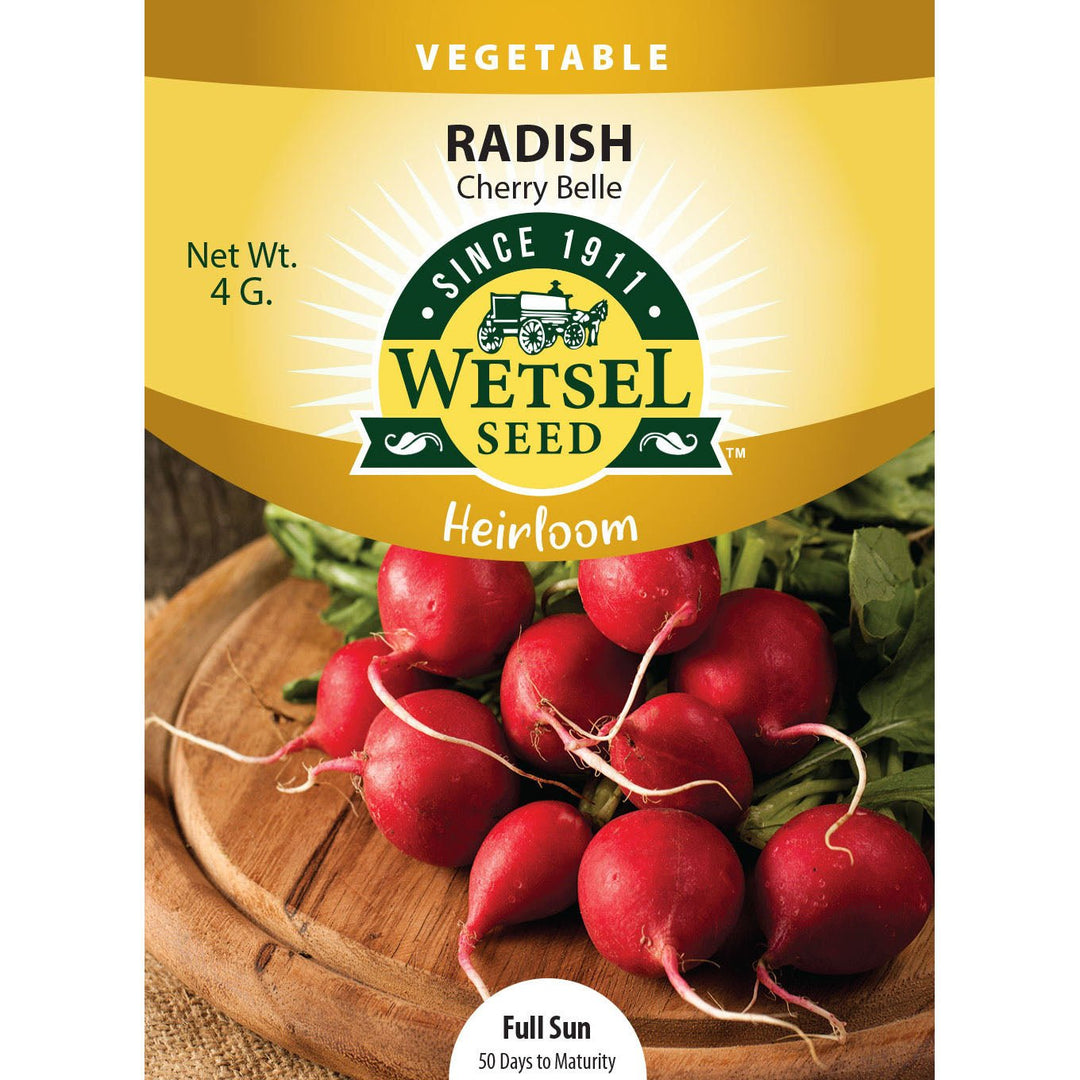 Wetsel Seed™ Heirloom Radish Cherry Belle Seed - Greenhouse Megastore