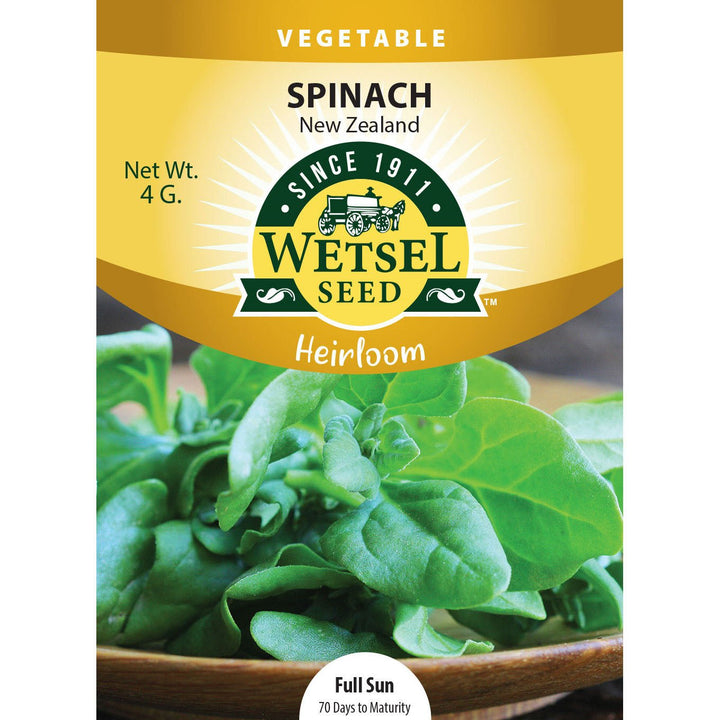 Wetsel Seed™ Heirloom Spinach New Zealand Seed - Greenhouse Megastore