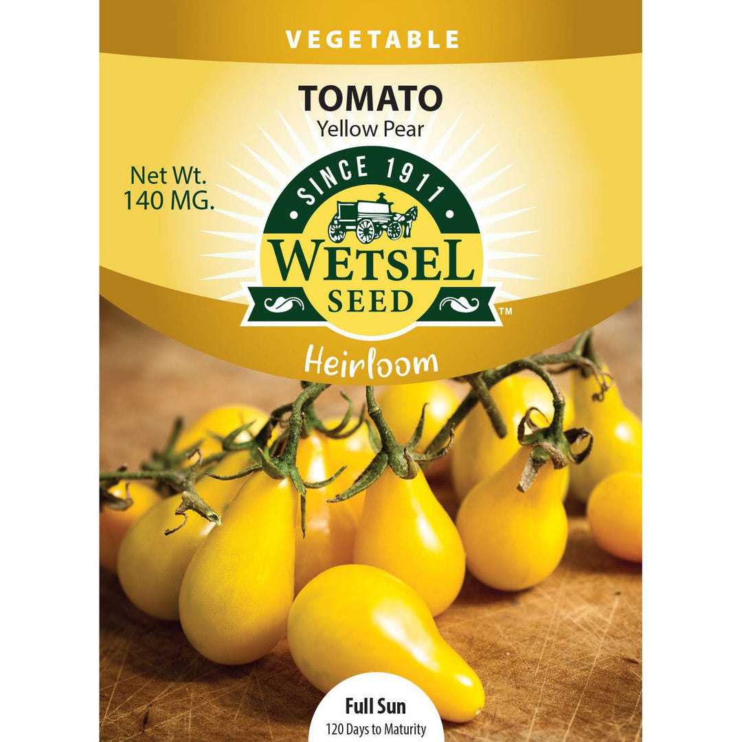 Wetsel Seed™ Heirloom Tomato Yellow Pear Seed - Greenhouse Megastore