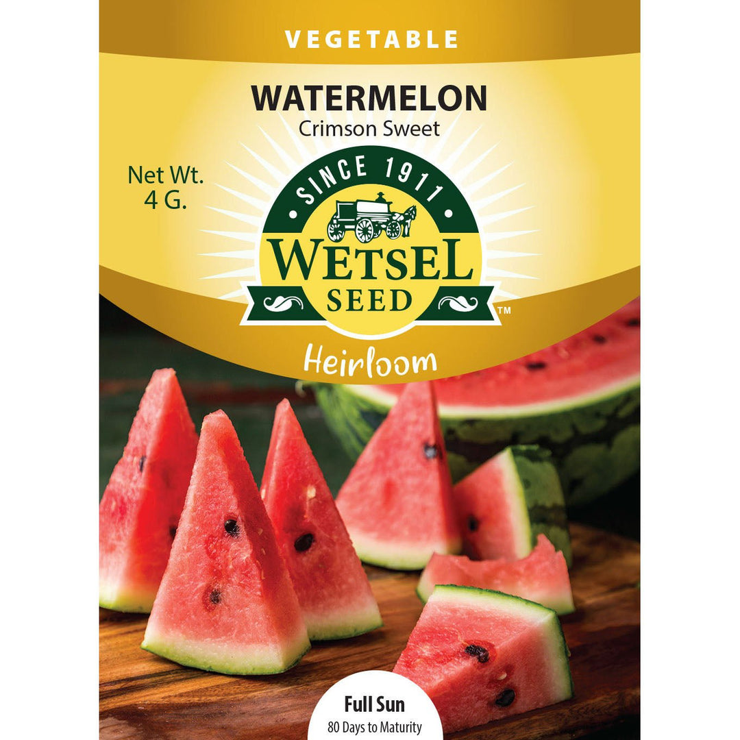 Wetsel Seed™ Heirloom Watermelon Crimson Sweet Seed - Greenhouse Megastore