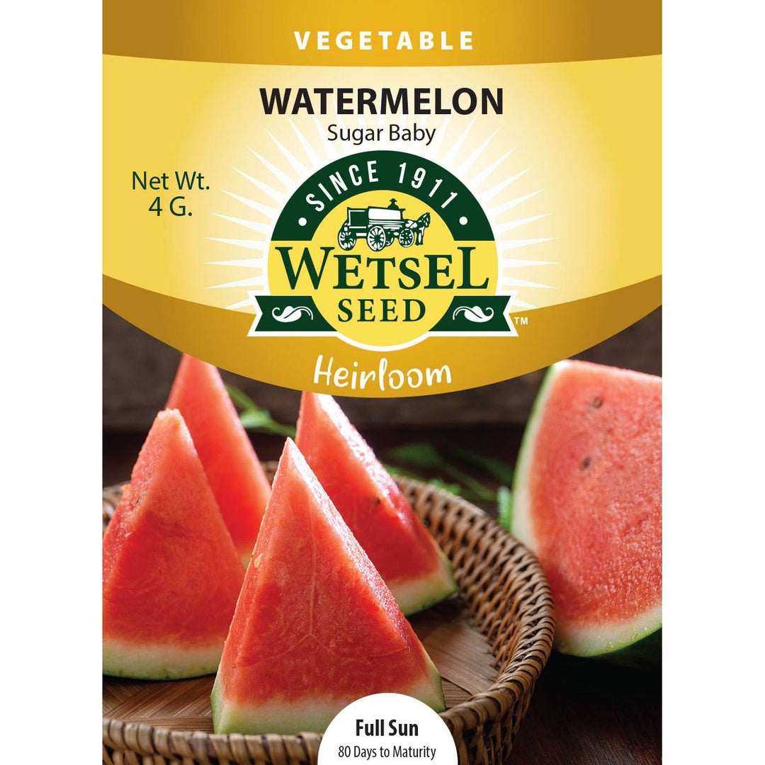 Wetsel Seed™ Heirloom Watermelon Sugar Baby Seed - Greenhouse Megastore