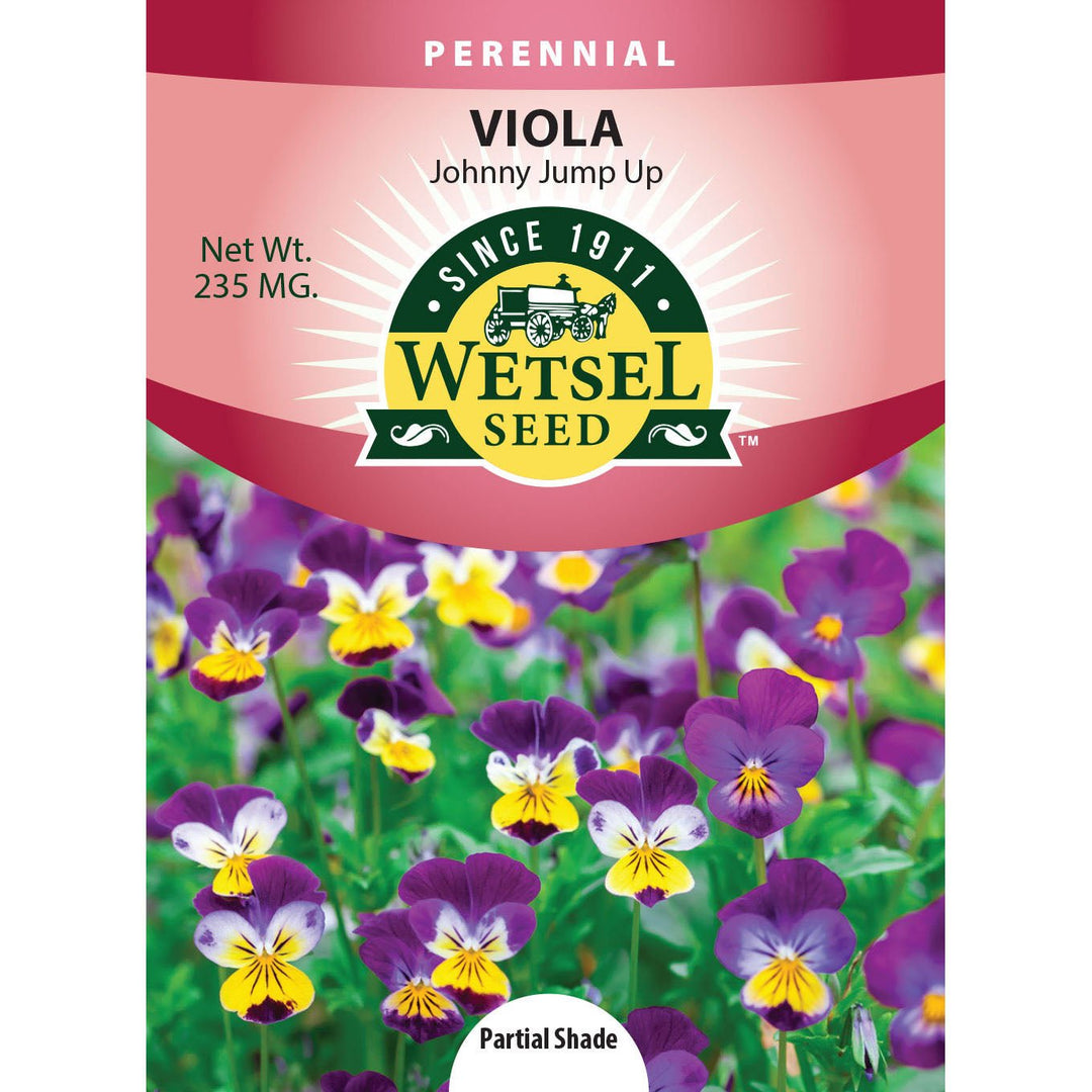 Wetsel Seed™ Johnny Jump Up Viola Seed - Greenhouse Megastore