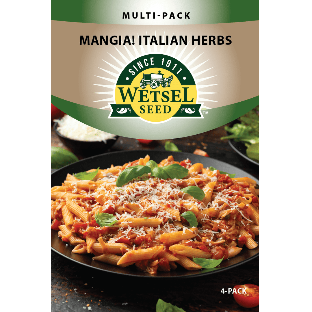 herb garden seed packets Wetsel Seed™ Mangia! Italian Herb Multi-Pack Seed Packets