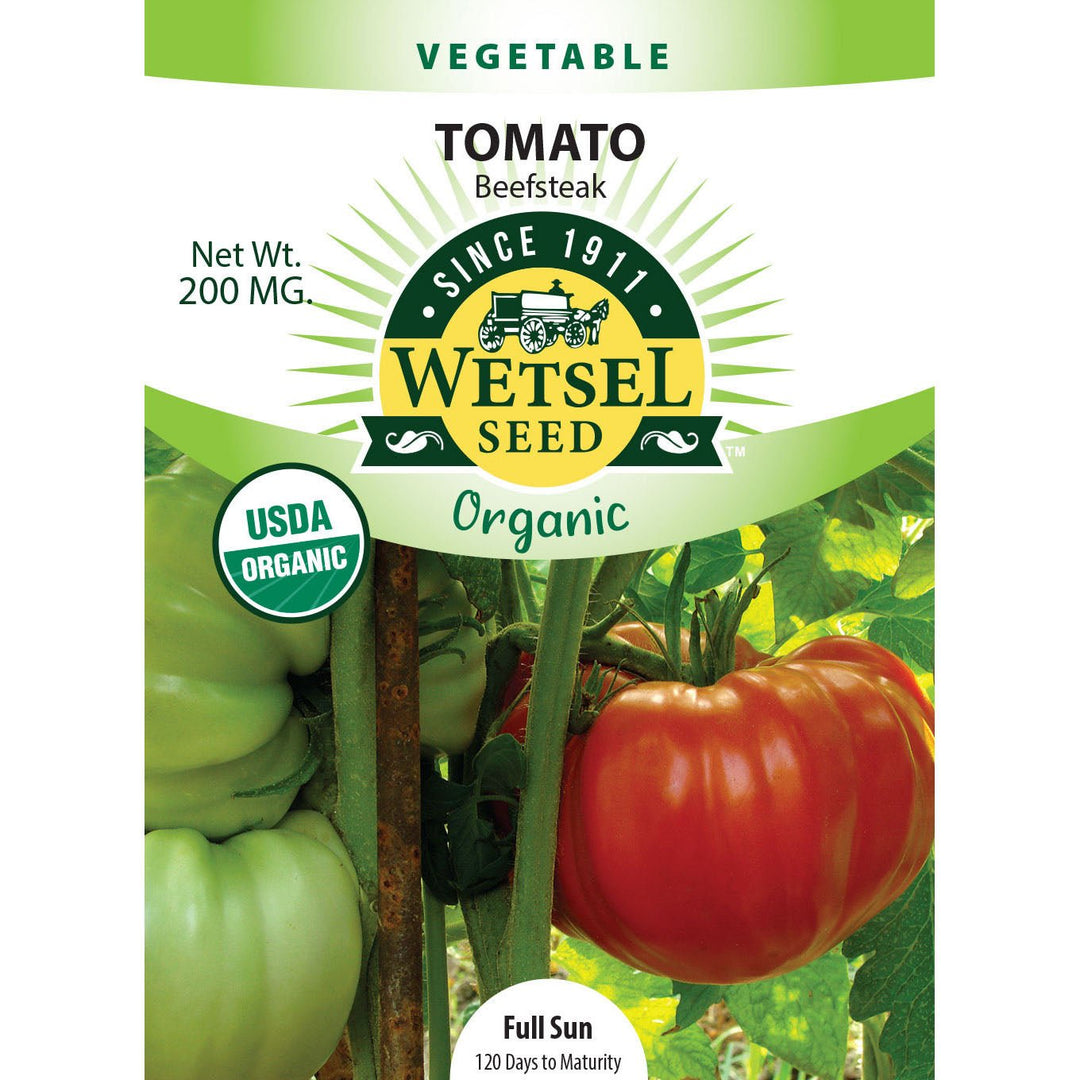 Wetsel Seed™ Organic Beefsteak Tomato Seed - Greenhouse Megastore