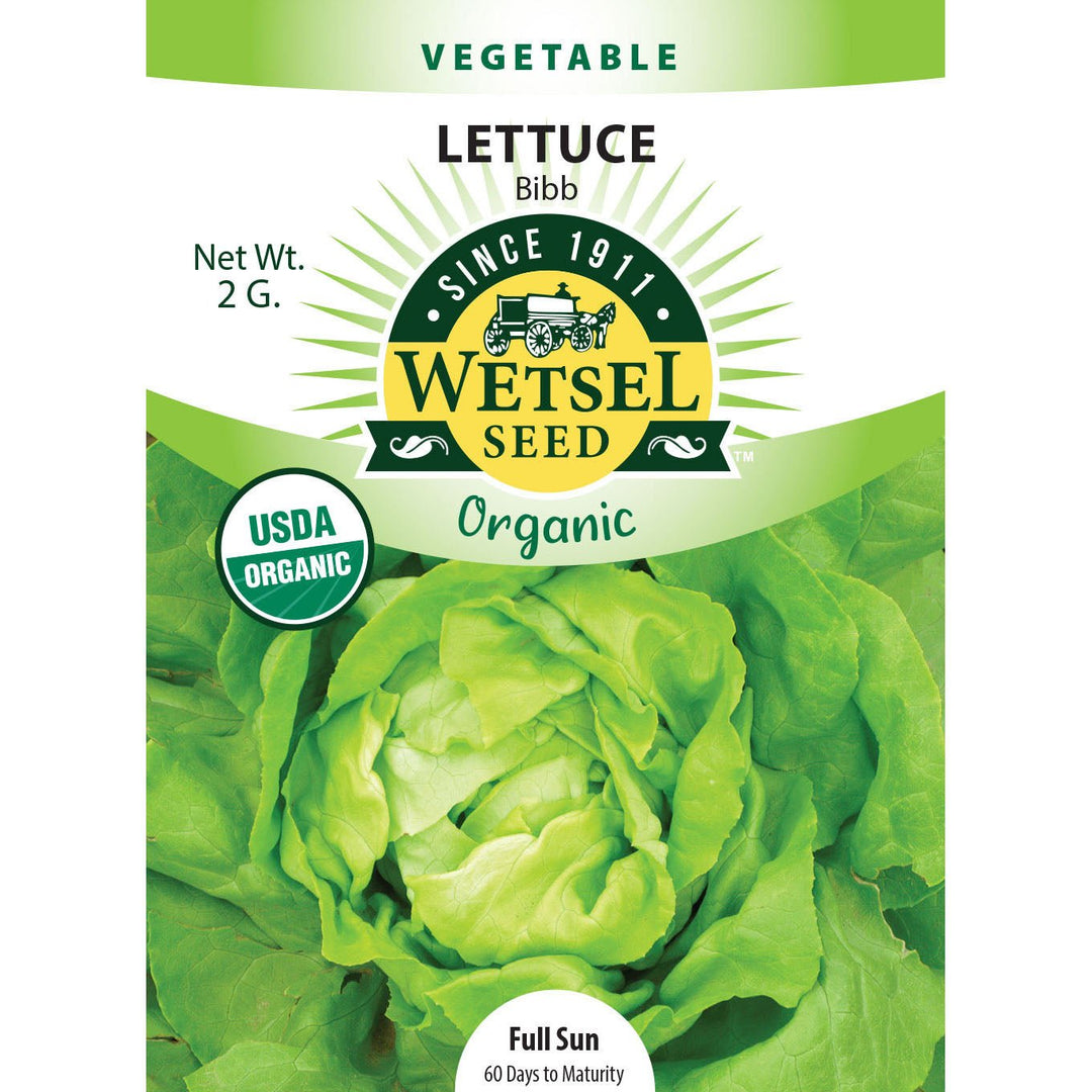 Wetsel Seed™ Organic Bibb Lettuce Seed - Greenhouse Megastore