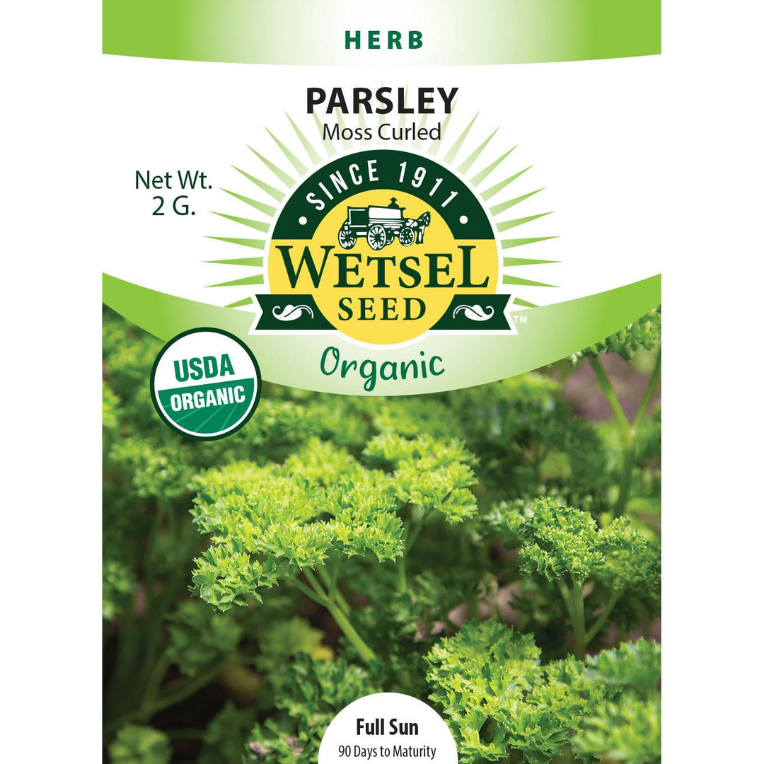 Wetsel Seed™ Organic Moss Curled Parsley Seed - Greenhouse Megastore