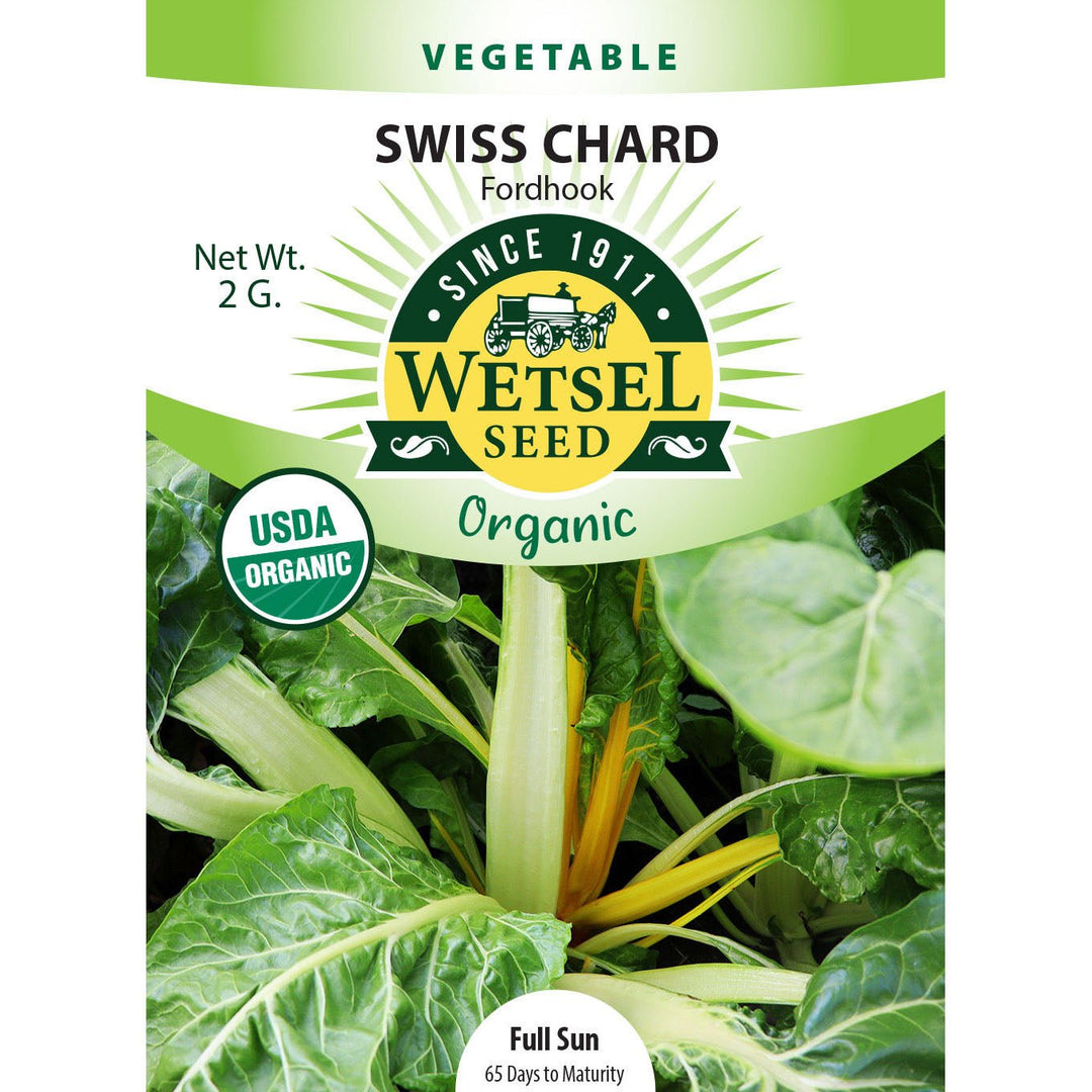 Wetsel Seed™ Organic Swiss Chard Fordhook Giant Seed - Greenhouse Megastore