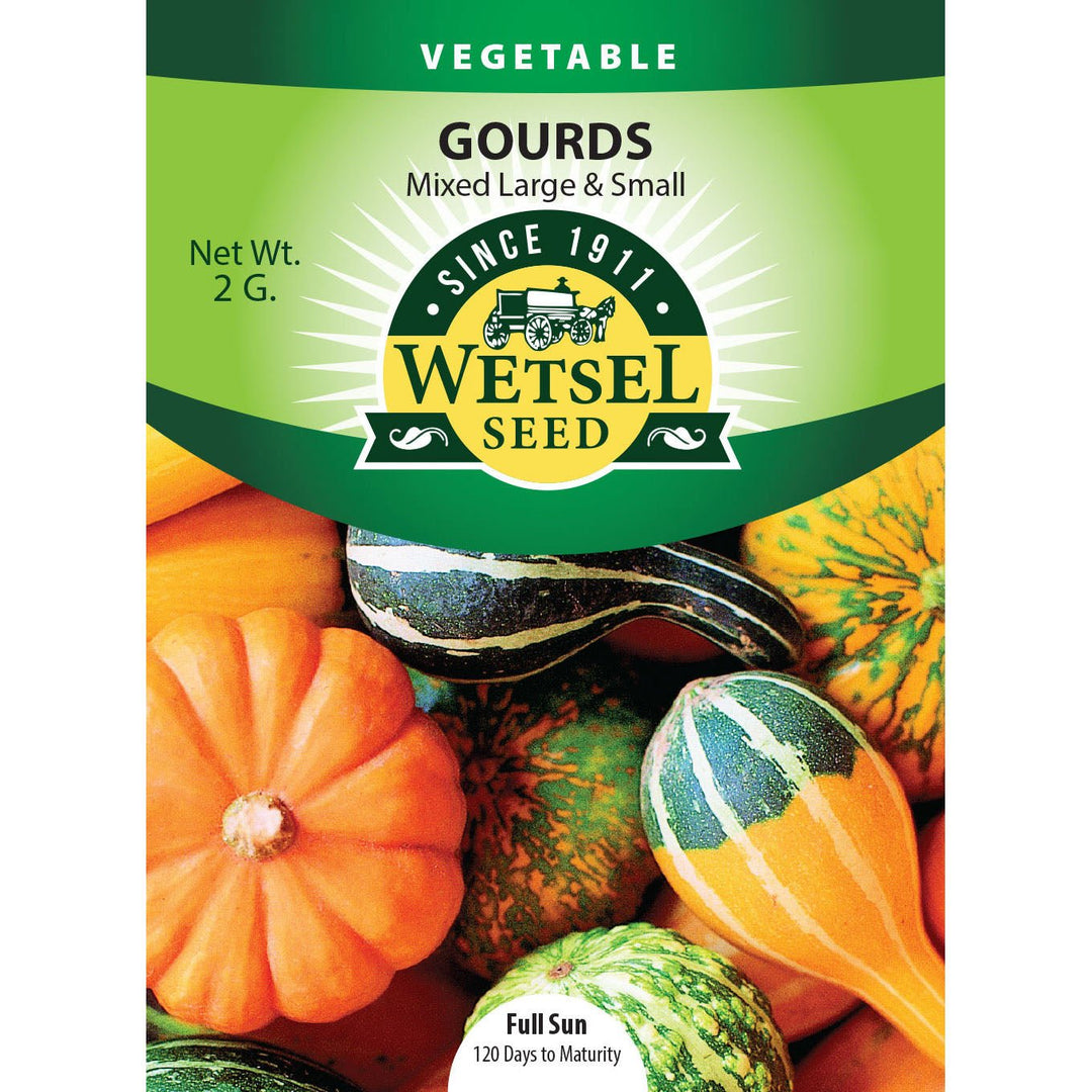Wetsel Seed™ Ornamental Gourds Large & Small Mixed Seed - Greenhouse Megastore