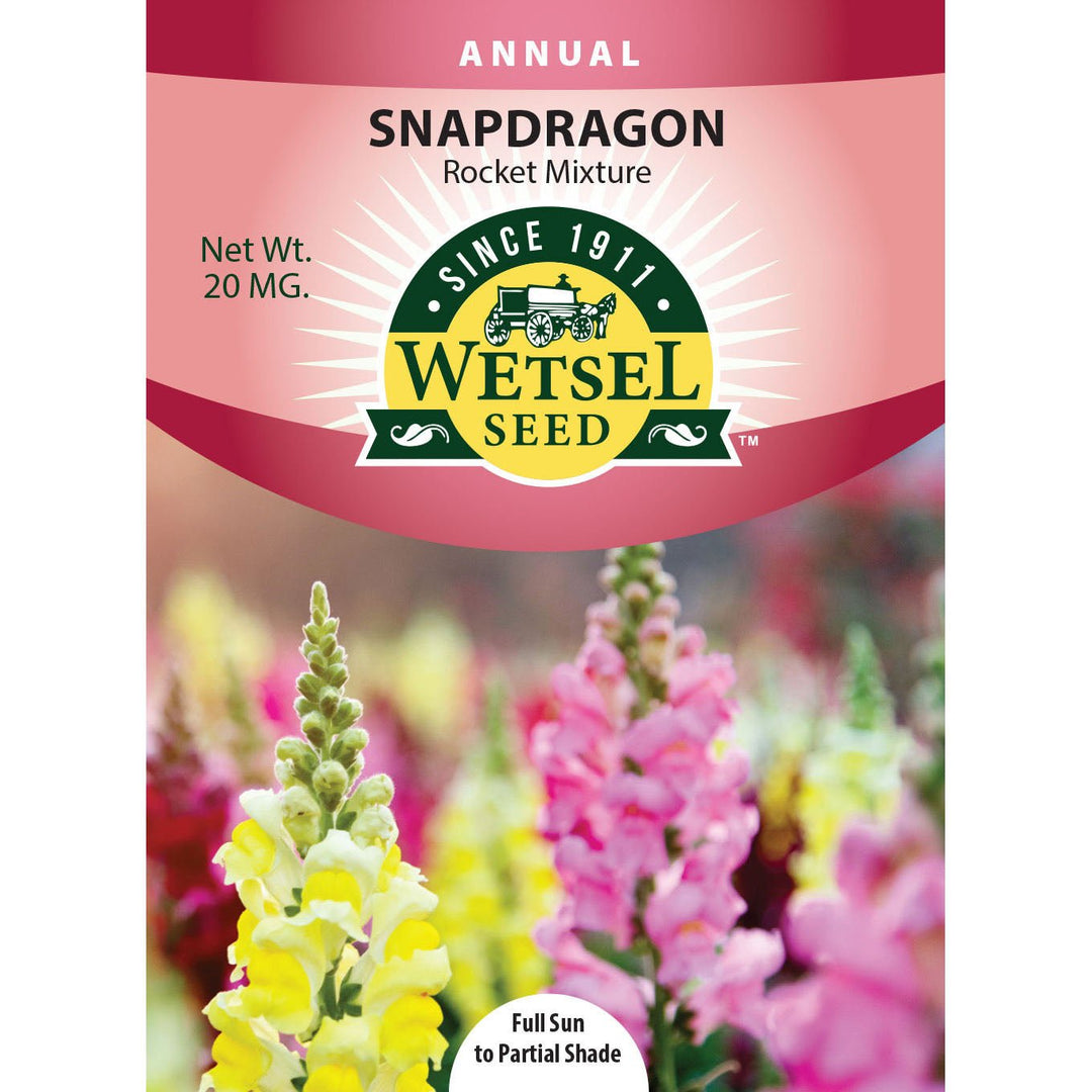 Wetsel Seed™ Rocket Mix Snapdragon Seed - Greenhouse Megastore