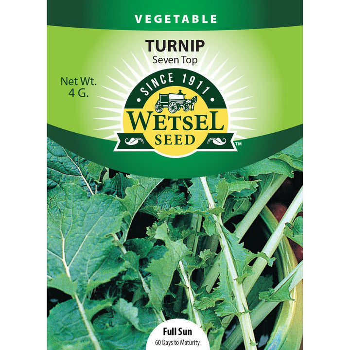 Wetsel Seed™ Seven Top Turnip Seed - Greenhouse Megastore