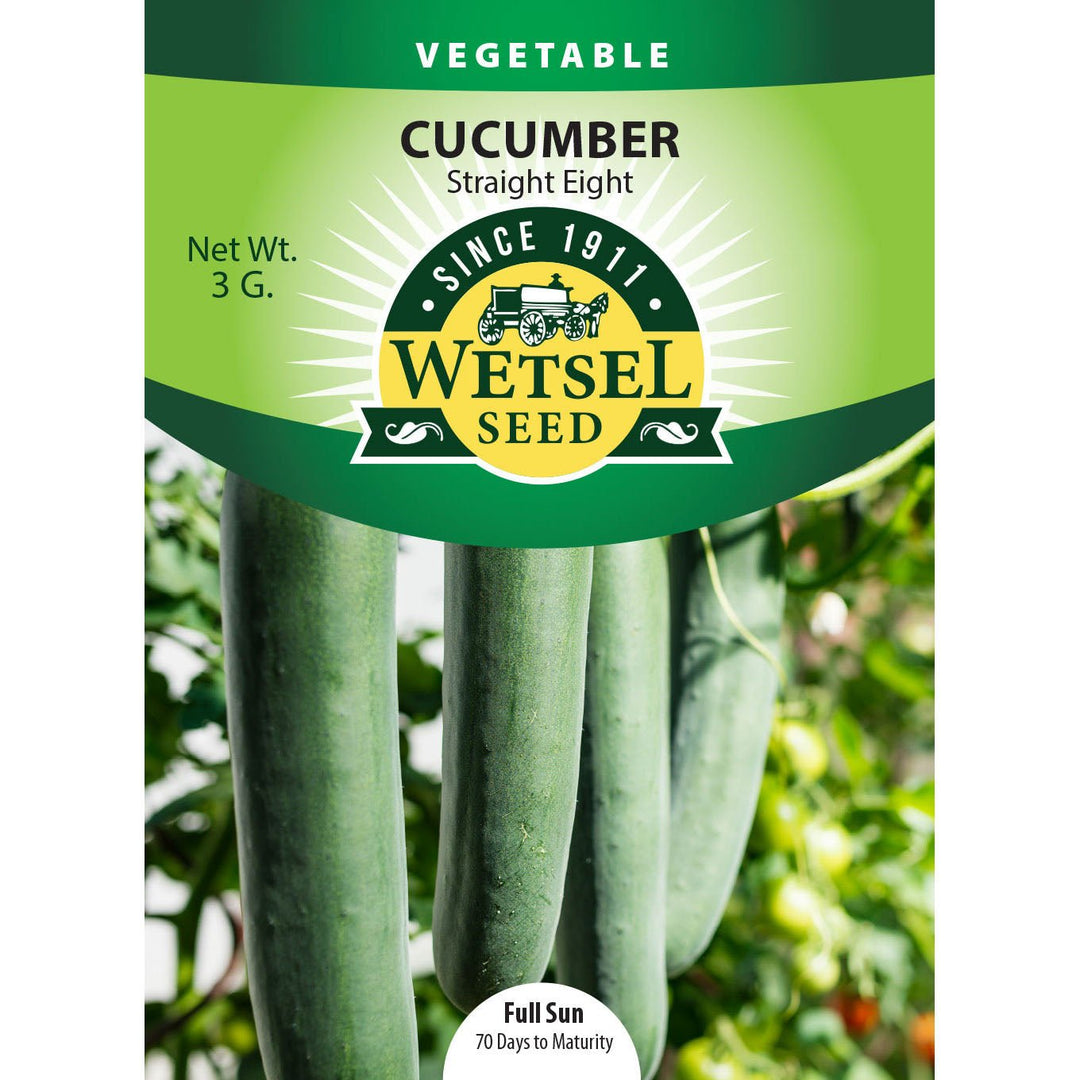 Wetsel Seed™ Straight Eight Cucumber Seed - Greenhouse Megastore